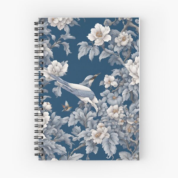 Item preview, Blue Floral Chinoiserie Pattern V2 designed and sold by ThePinkProject.