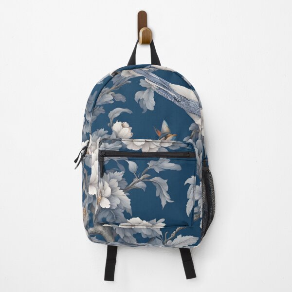 Item preview, Blue Floral Chinoiserie Pattern V2 designed and sold by ThePinkProject.