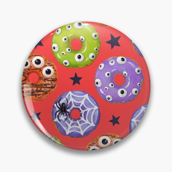 Item preview, Halloween Donuts Seamless Pattern. Scary Doughnut Pattern designed and sold by DesignHouse07.