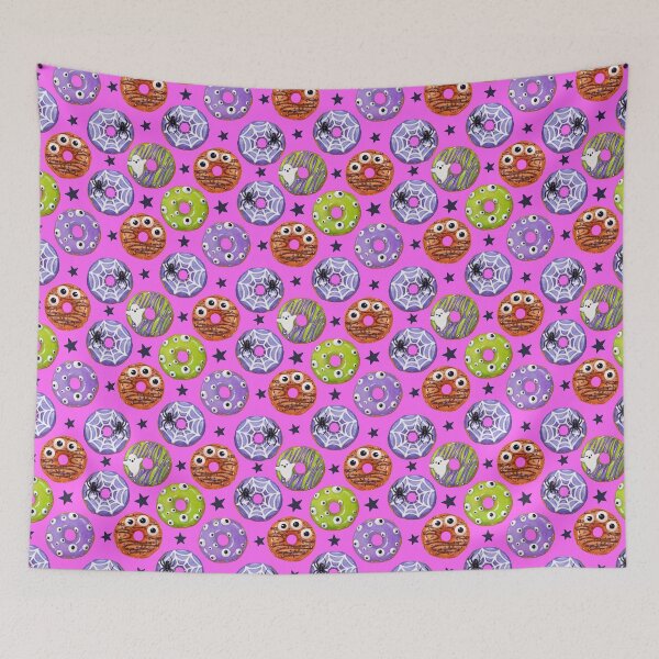 Item preview, Halloween Donuts Seamless Pattern. Scary Doughnut Pattern designed and sold by DesignHouse07.