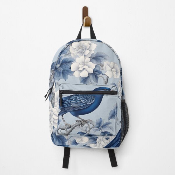 Item preview, Blue Floral Chinoiserie Pattern V3 designed and sold by ThePinkProject.
