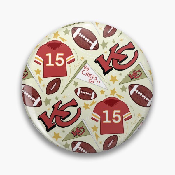 Item preview, Patrick Mahomes chiefs pattern (light gold)  designed and sold by SnugbugStudios.