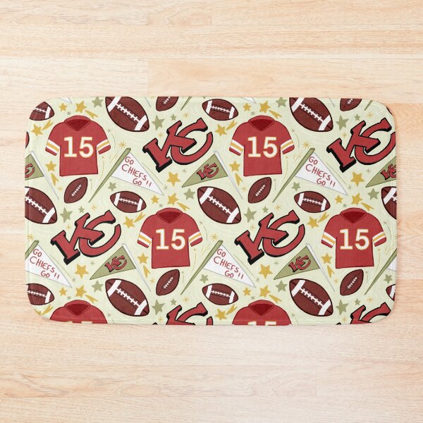 Item preview, Patrick Mahomes chiefs pattern (light gold)  designed and sold by SnugbugStudios.