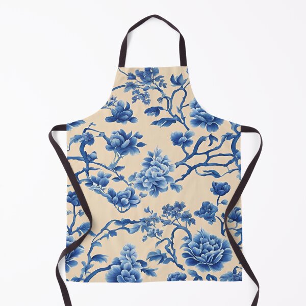 Item preview, Vintage Blue Chinoiserie Pattern designed and sold by ThePinkProject.