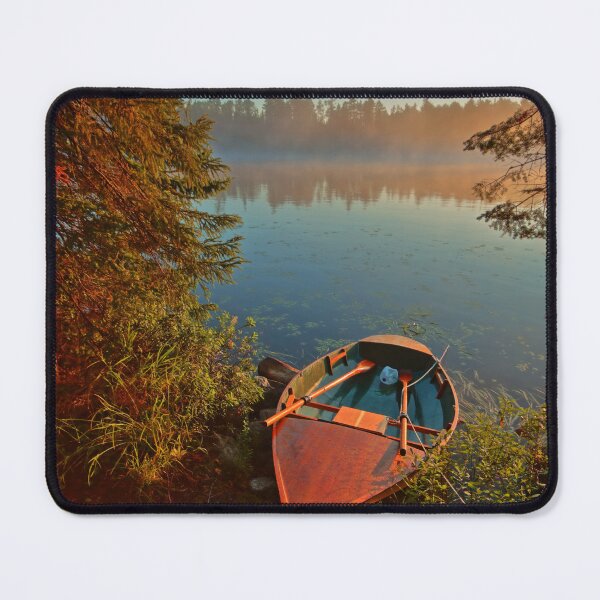 Item preview, Rowboat on Fenske Lake near the Echo Trail designed and sold by outdoorstudio.