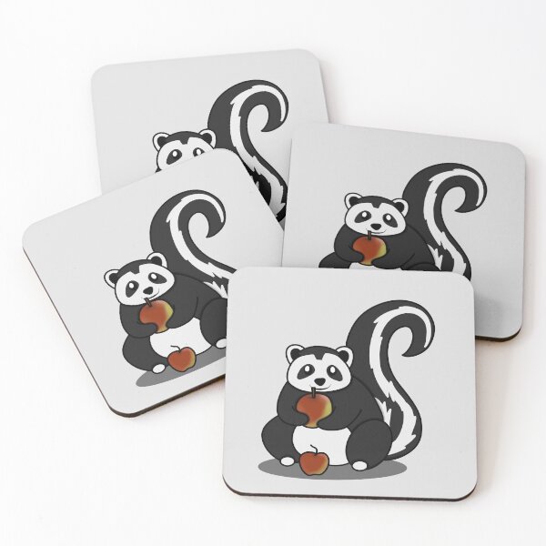 Item preview, Skunk Picking Apples designed and sold by AnthroTales.
