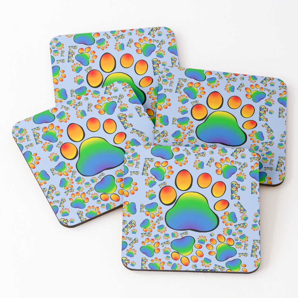 Item preview, Coasters (Set of 4) designed and sold by SoftGayCryptids.