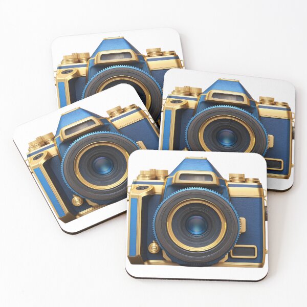 Item preview, Blue and Gold Camera designed and sold by editattire.