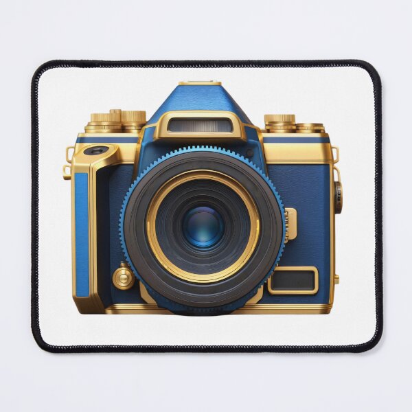 Item preview, Blue and Gold Camera designed and sold by editattire.