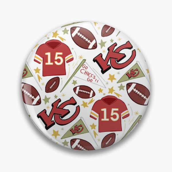 Item preview, Patrick Mahomes chiefs pattern (white)  designed and sold by SnugbugStudios.