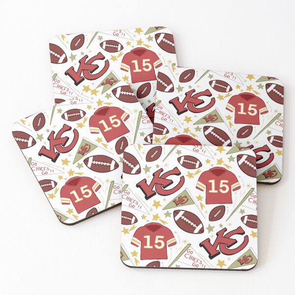 Item preview, Patrick Mahomes chiefs pattern (white)  designed and sold by SnugbugStudios.