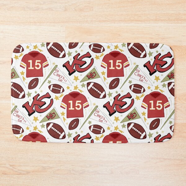 Item preview, Patrick Mahomes chiefs pattern (white)  designed and sold by SnugbugStudios.