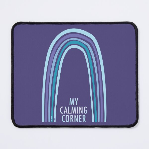 Item preview, My Calming Corner | Relaxing Boho Rainbow | Purple Blue Turquoise Very Peri calm colors | Calmness collection designed and sold by Made by Tamar.
