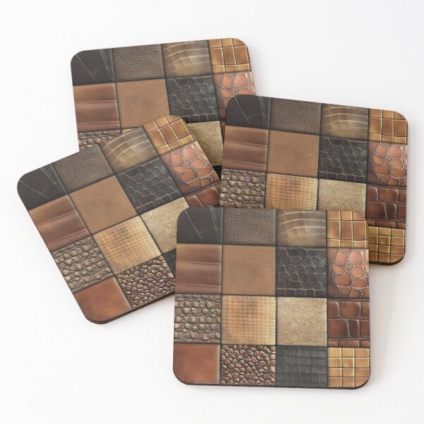 Item preview, Leather and suede textures designed and sold by mind-coloring.
