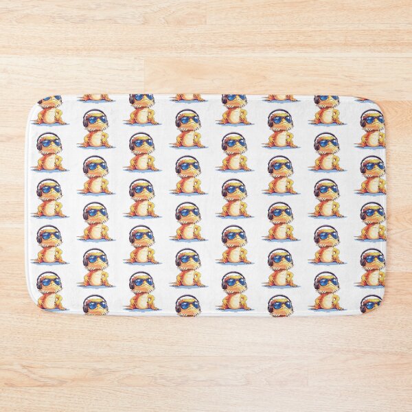 Item preview, Cool Bearded Dragon Wearing Headphones and Sunglasses designed and sold by ChaosReigns91.