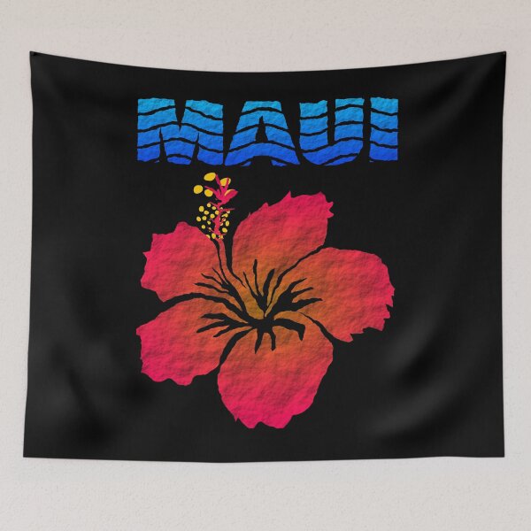 Item preview, Maui Beach, Hawaii, Hibiscus Flower designed and sold by ArtNoveltee.