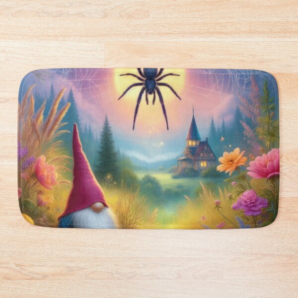 Item preview, dwarf spider with magic landscape Halloween Pumpkin designed and sold by Expressions-Sel.
