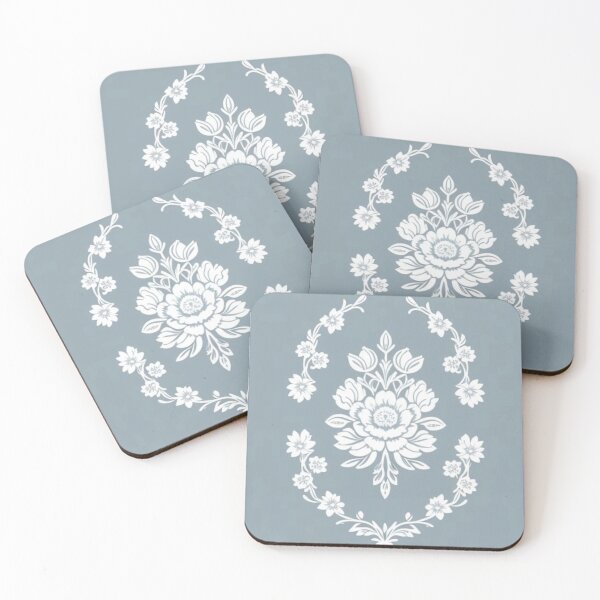 Item preview, Sea foam floral motif designed and sold by gentle orchard.