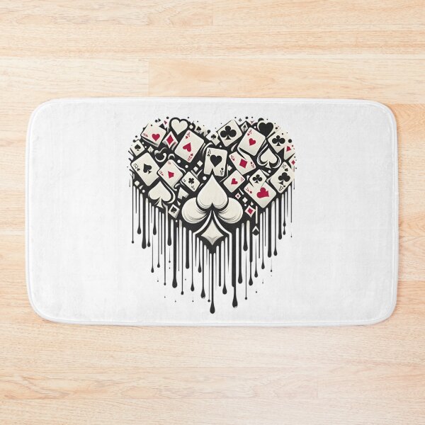 Item preview, Royal Flush Heartbeat Poker T-Shirt - Bold Card Game Apparel designed and sold by tutoo clothes.