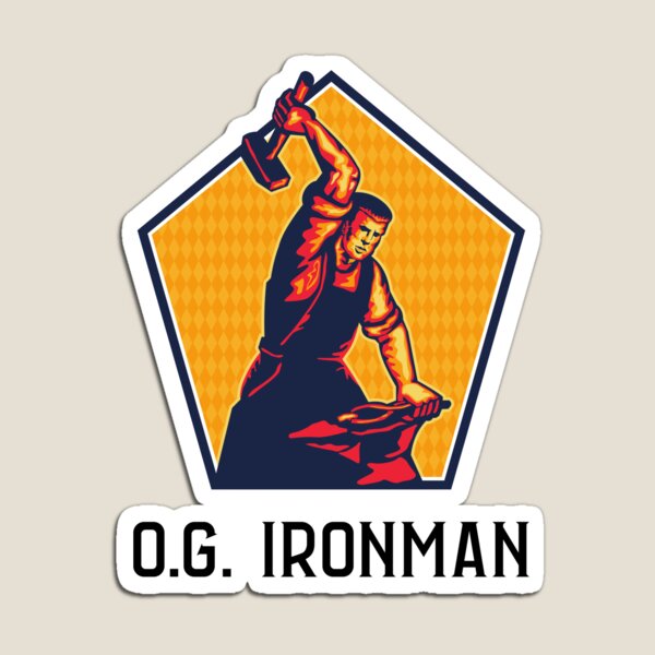 Item preview, Blacksmith the original Ironman designed and sold by NicMacTees.