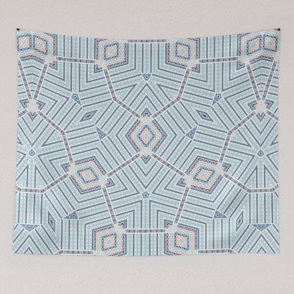 Item preview, Lusso Turquoise Love Palm Pattern  designed and sold by ilovespmaestax.