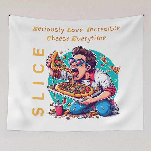 Item preview, Pizza Passion - SLICE Graphic Tee & Accessories designed and sold by tutoo clothes.