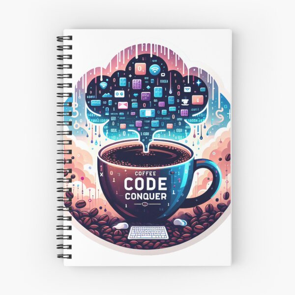 Item preview, Café, código y conquista: emprendedor tecnológico designed and sold by EmprendeHoy.