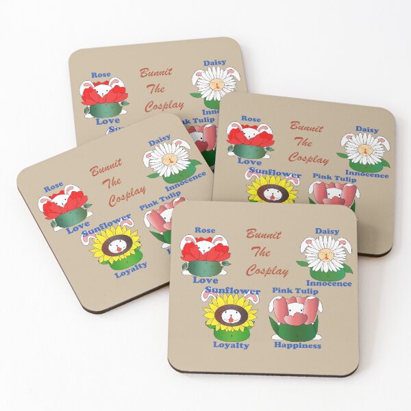 Item preview, ฺีืืBunnit the Cosplay X Meaning of Flowers set designed and sold by WPpattern.