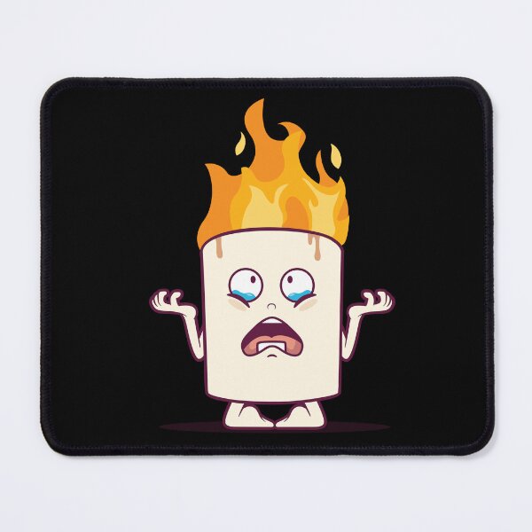 Item preview, Toasting Marshmallow has caught on fire! designed and sold by messy-nessie.