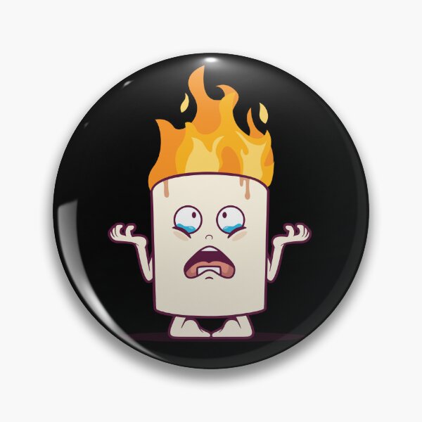Item preview, Toasting Marshmallow has caught on fire! designed and sold by messy-nessie.