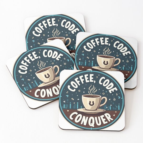 Item preview, Coffee, Code, Conquer – Tech Entrepreneur designed and sold by EmprendeHoy.