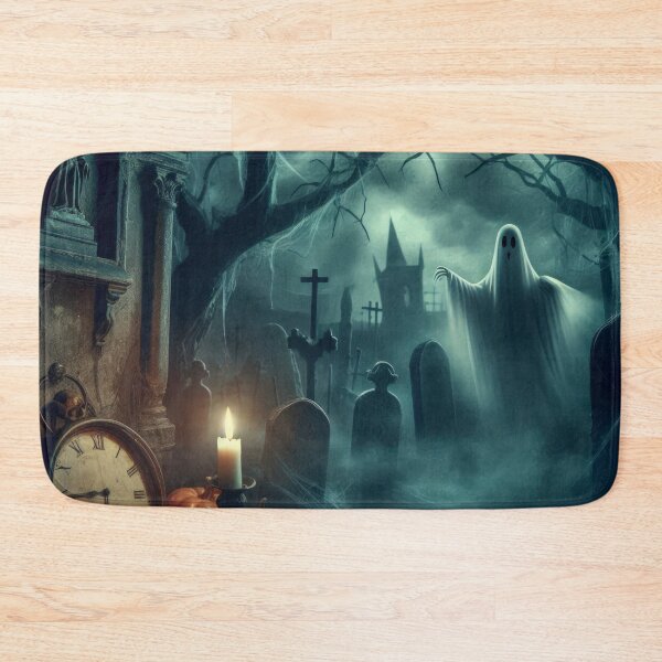 Item preview, ghost of cemeteries Halloween Pumpkin designed and sold by Expressions-Sel.