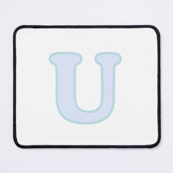 Item preview, Letter U in Light Blue designed and sold by Alli Marie Designs.
