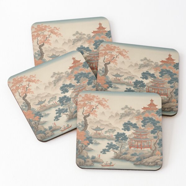Item preview, Chinoiserie Chinese Garden V2 designed and sold by ThePinkProject.