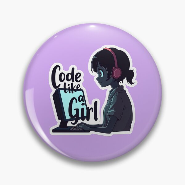 Item preview, Code like a girl designed and sold by cluelesspaula.