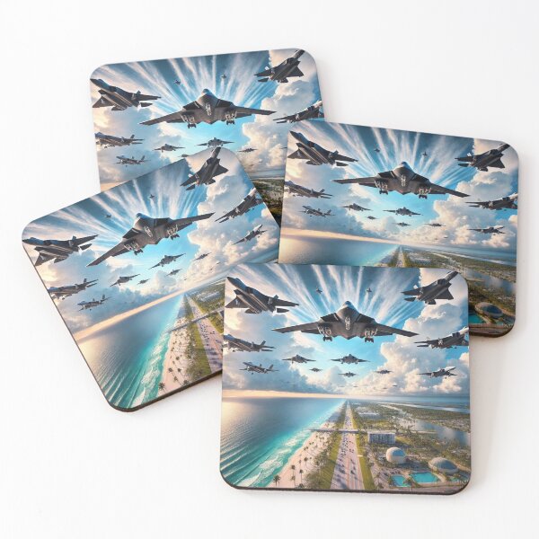 Item preview, Aerial Spectacle Over Florida's Coastline designed and sold by Meta2Physical.