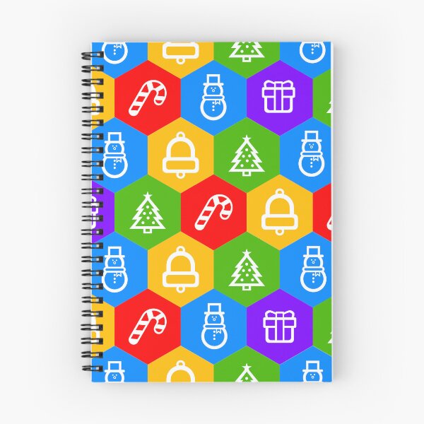 Item preview, Christmas Mix Hexagon Pattern designed and sold by Sky Brundall Concepts.
