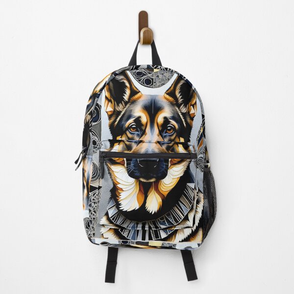 Item preview, German Shepherd Abstract Vintage Zentangle Art designed and sold by Witty Shirts.