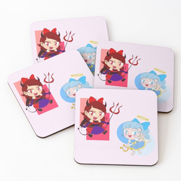 Item preview, Cute Formally Dressed Devil and Angel Cartoons designed and sold by KiyaSketches.