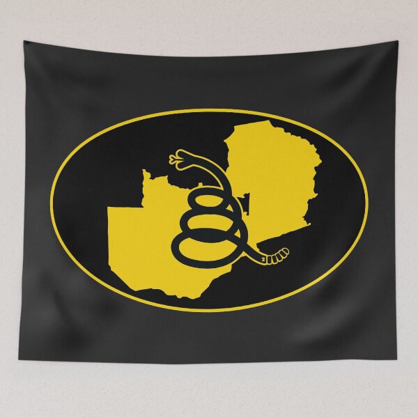 Item preview, ZAMBIA - Freedom Is The Superpower - Modern Gadsden Snake Flag - Dont Tread On Me design designed and sold by pelagio.