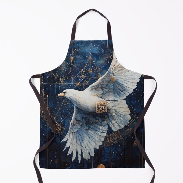 Item preview, Sacred Geometry, and the Mystical White Bird designed and sold by Leylita Design.