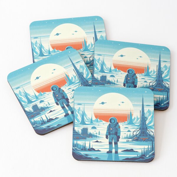 Item preview, What now? Astronaut on an icy planet - tshirt zooms and all designed and sold by yearmoe.