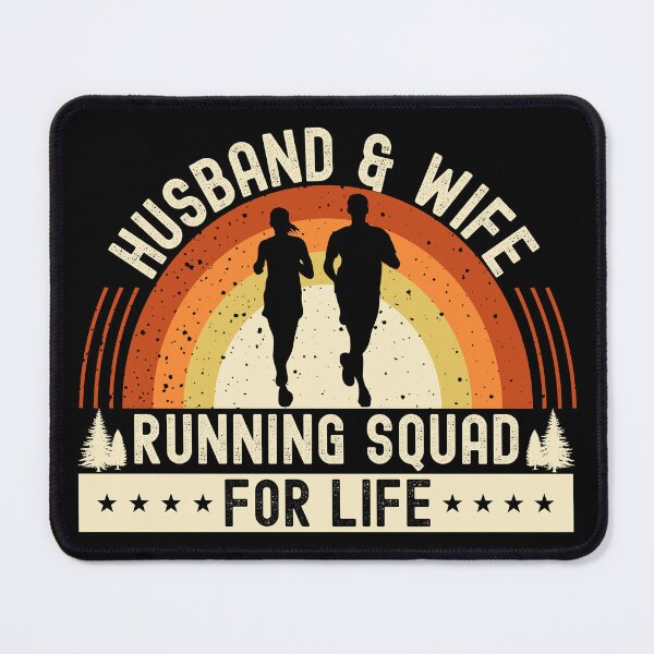 Item preview, Orange Vintage Sunset Husband & Wife Running Squad| His & Hers Matching Outfit - Black designed and sold by PearlMoonGrapes.