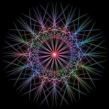 Artwork thumbnail, Multicolor mandala by Meo Design