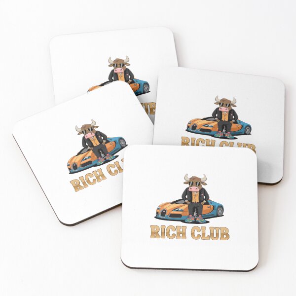 Item preview, Rich Club: Luxury Bull with Cars - Style Meets Elegance designed and sold by Colorful-Garden.