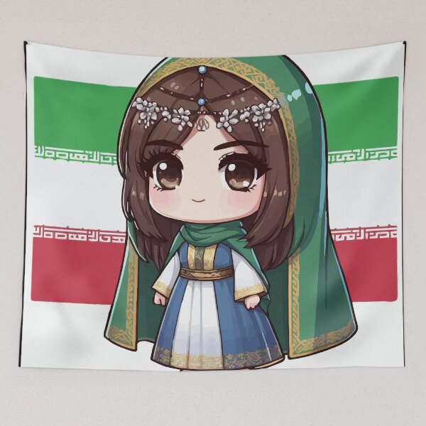 Item preview, Iranian chibi in traditional attire designed and sold by Gacram.
