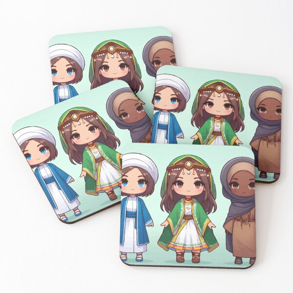 Item preview, Chibis representing the beauty of diversity designed and sold by Gacram.