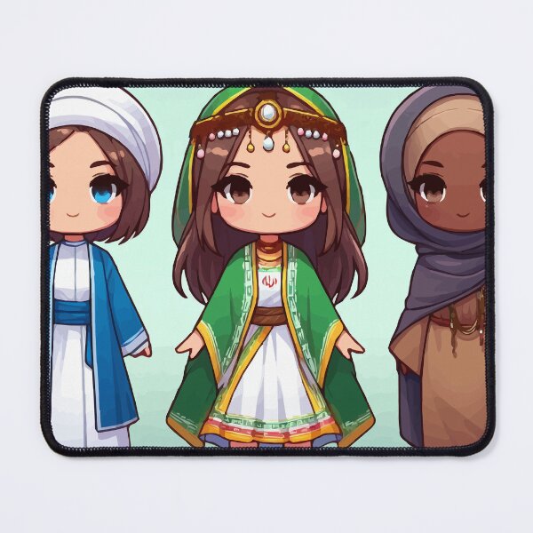Item preview, Chibis representing the beauty of diversity designed and sold by Gacram.