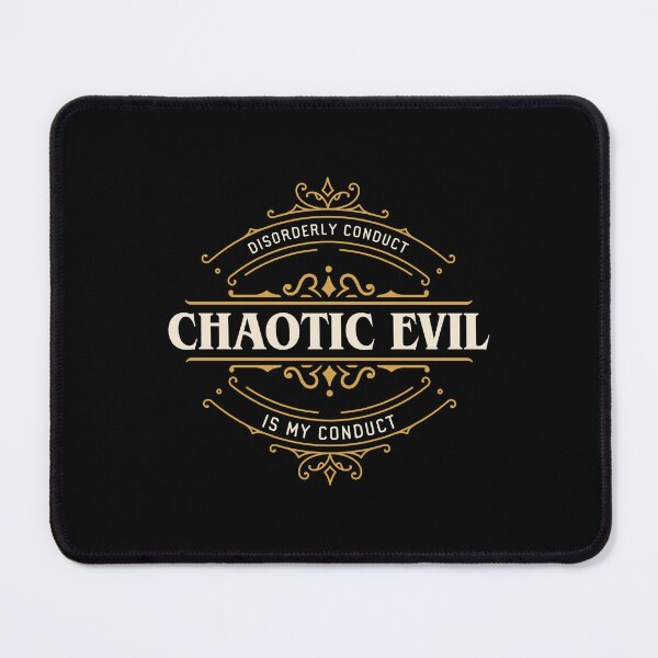 Item preview, Chaotic Evil Funny Tabletop RPG Alignment designed and sold by pixeptional.