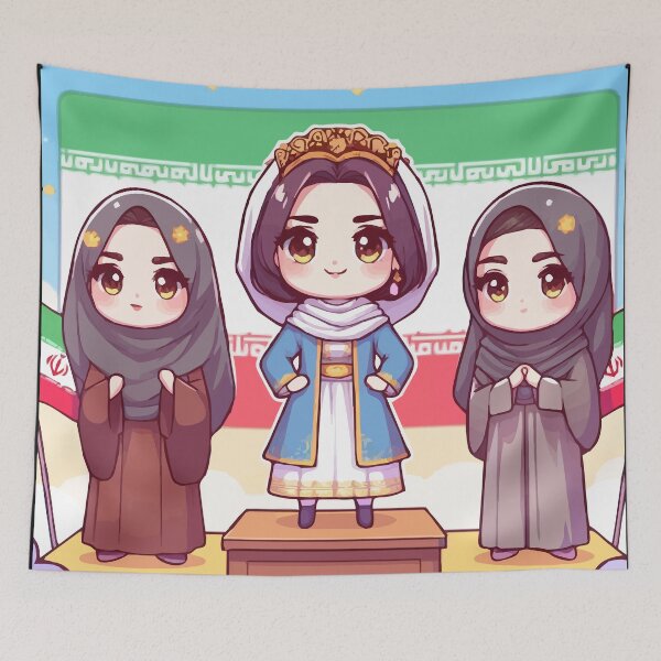 Item preview, Celebrating Iranian culture in chibi designed and sold by Gacram.